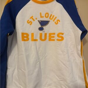 St. Louis Blues Women’s Raglan Shirt - Blue and White